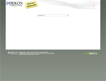 Tablet Screenshot of dekonabstract.com